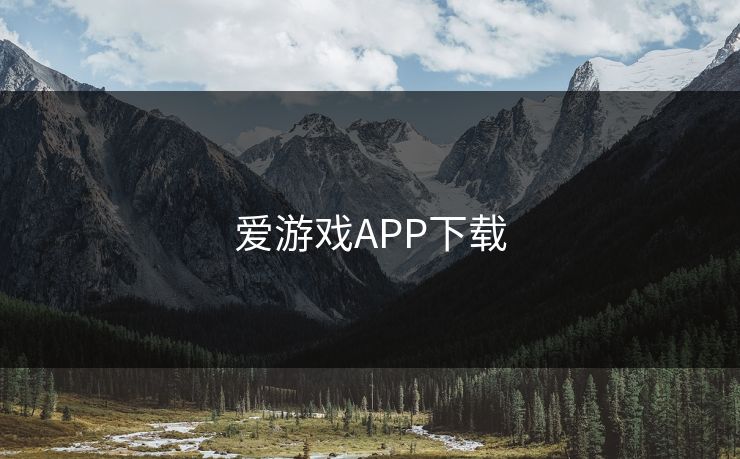 爱游戏APP下载
